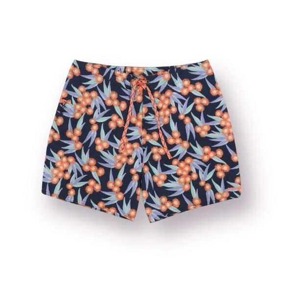 Patagonia Planing Micro Swim Boardshorts Las Flores Pattern Size 18 - Picture 1 of 7